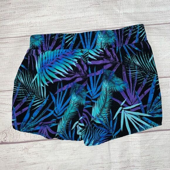 Justice tropical print ruffle front pull on shorts girls sz 7 - Picture 4 of 4